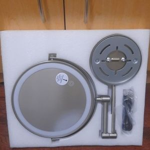 8" wall mounted LED mirror